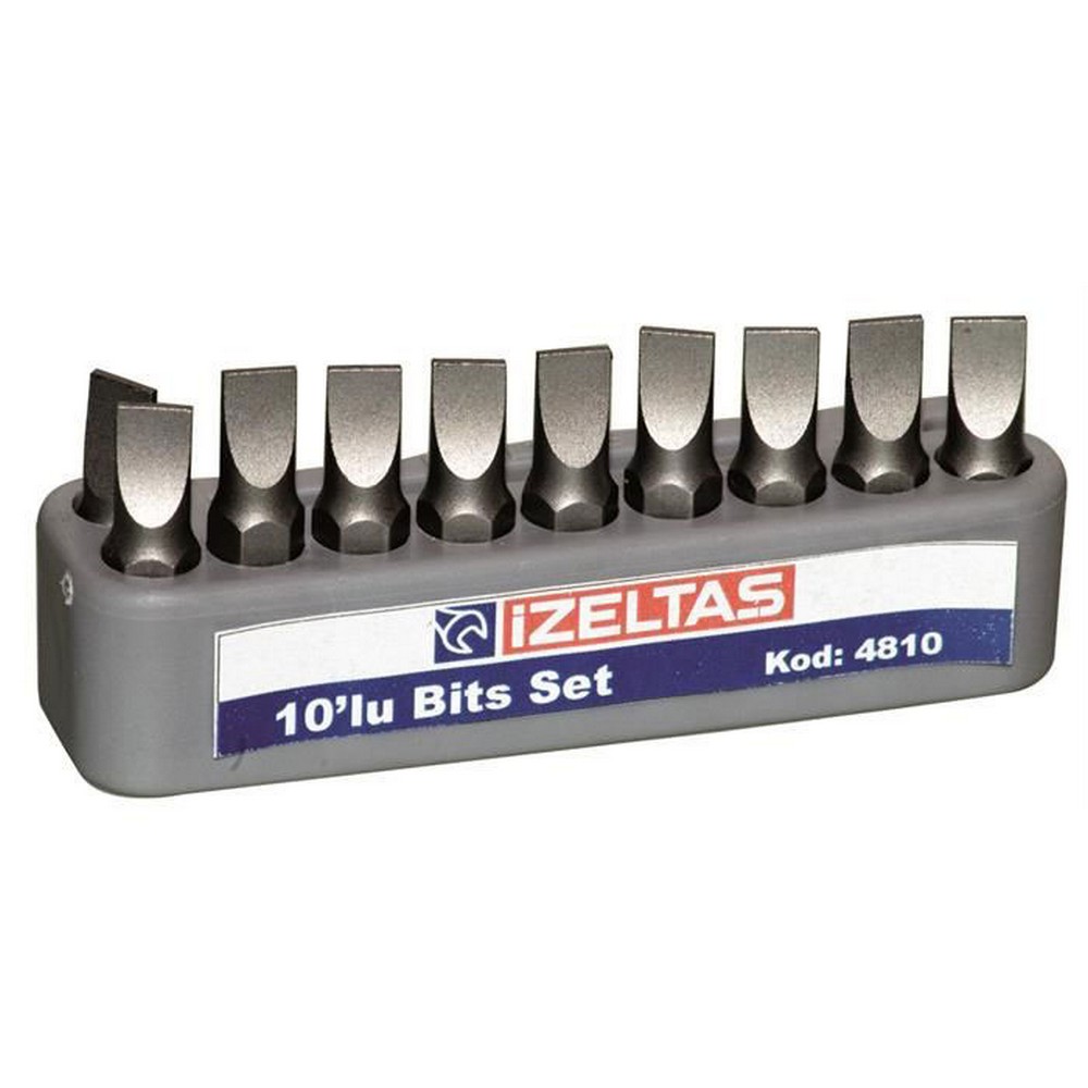 İzeltaş 4810000855 Düz Bits Uç Set 0.8x5.5 25 mm